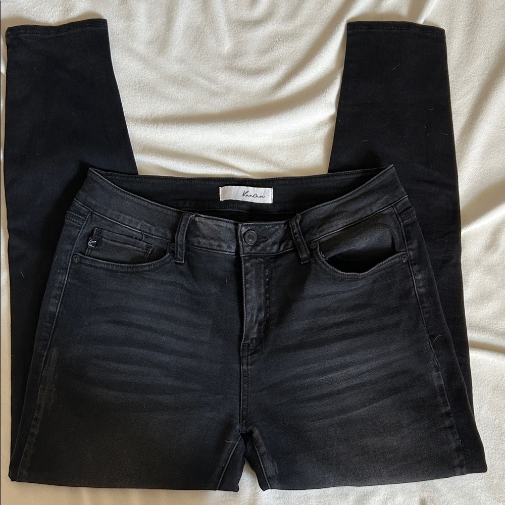 Kancan Women's Black Denim Jeans Sz 11